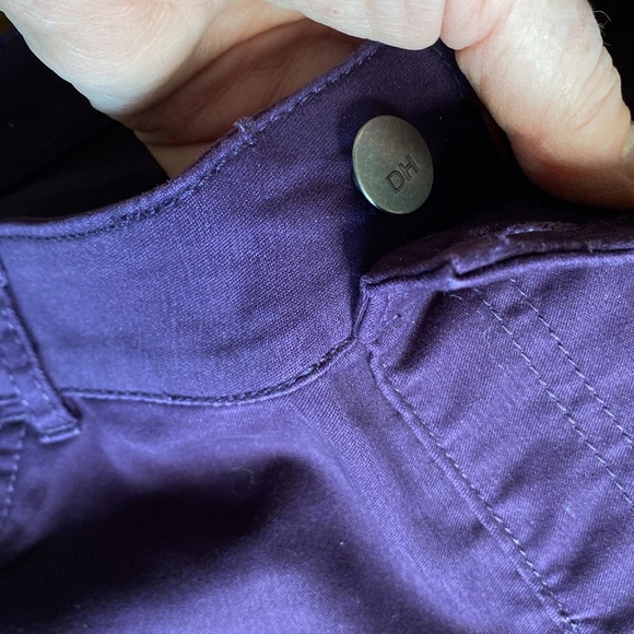 DENVER HAYES Skinny ‘Mia’ Purple Jeggings Size 8 - Picture 4 of 8